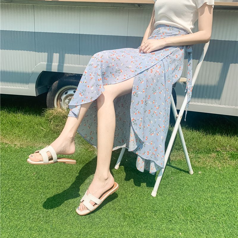 Daisy Bandage Floral Wrap Skirt