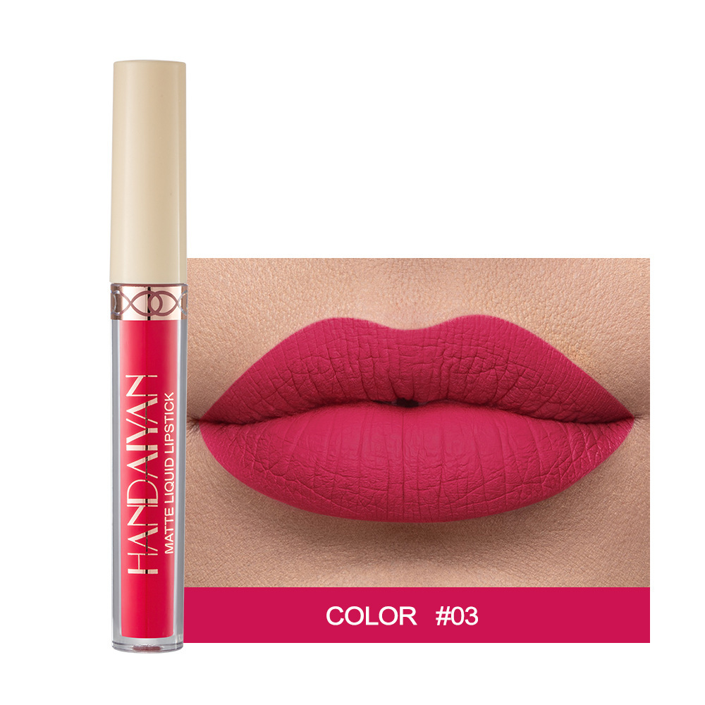 Matte Finish Velvet 12 Colors Lip Gloss - Image 9