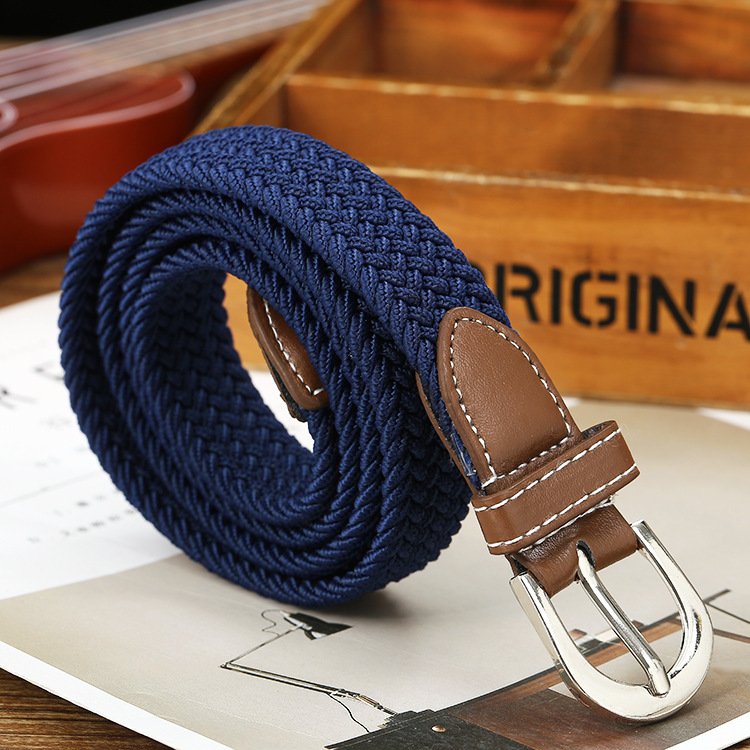 Elastic Woven Fashion Casual Canvas Belt - Image 4