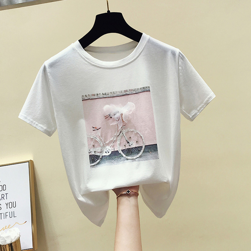 Short-sleeved Loose Blouse