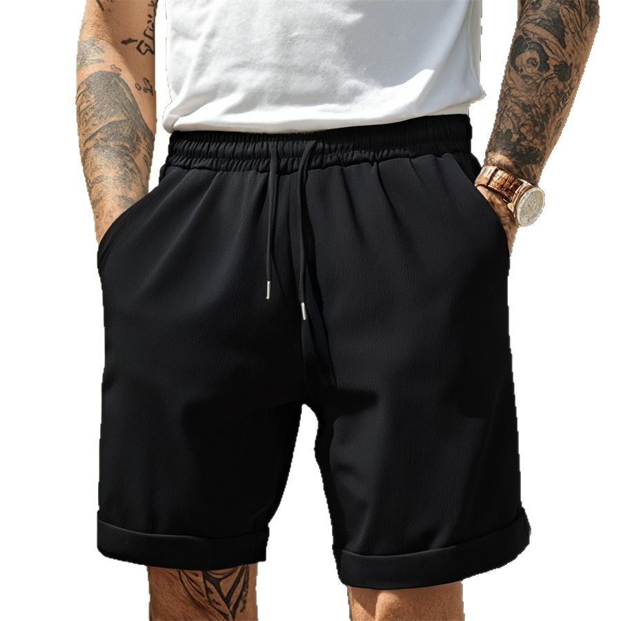 High Street Men's Summer Pleated Shorts - Image 2