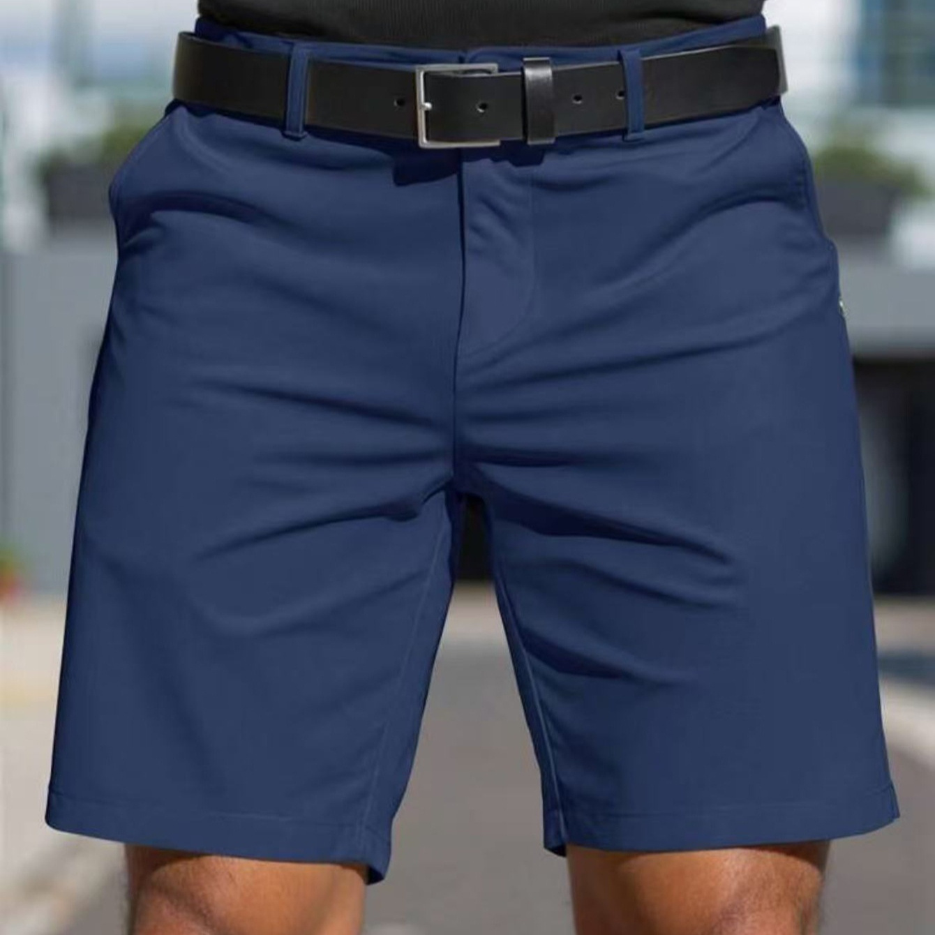 Men's Men's Solid Color Business Sports Shorts - Image 8