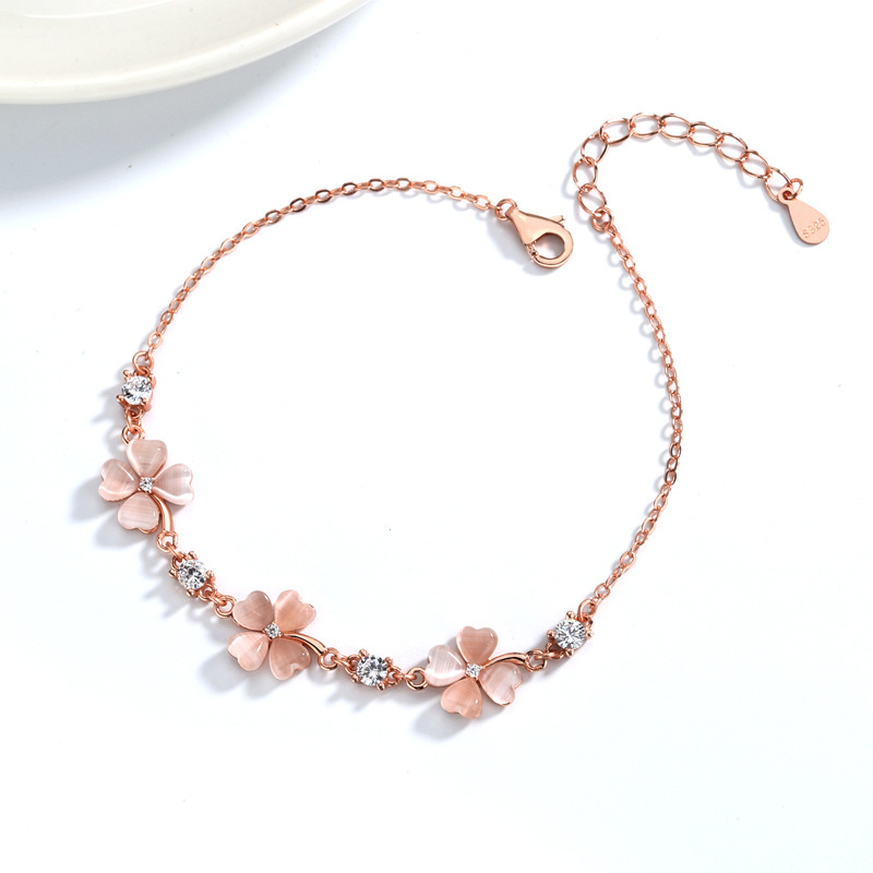 Opal Crystal Gemstones Chain Bracelet - Image 7