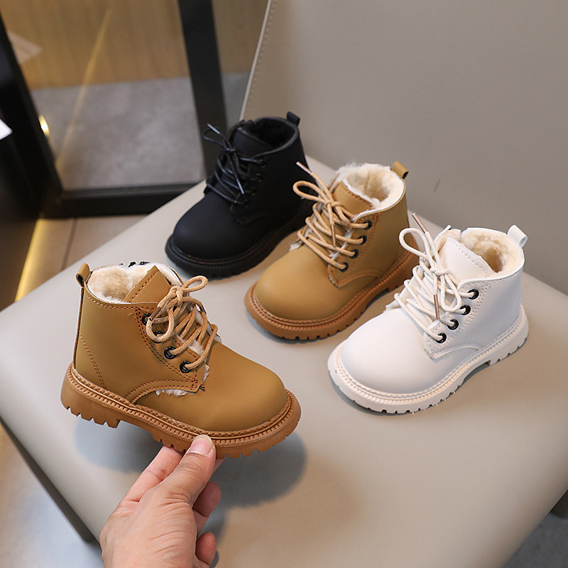 Big Cotton Side Zipper Martin Boots