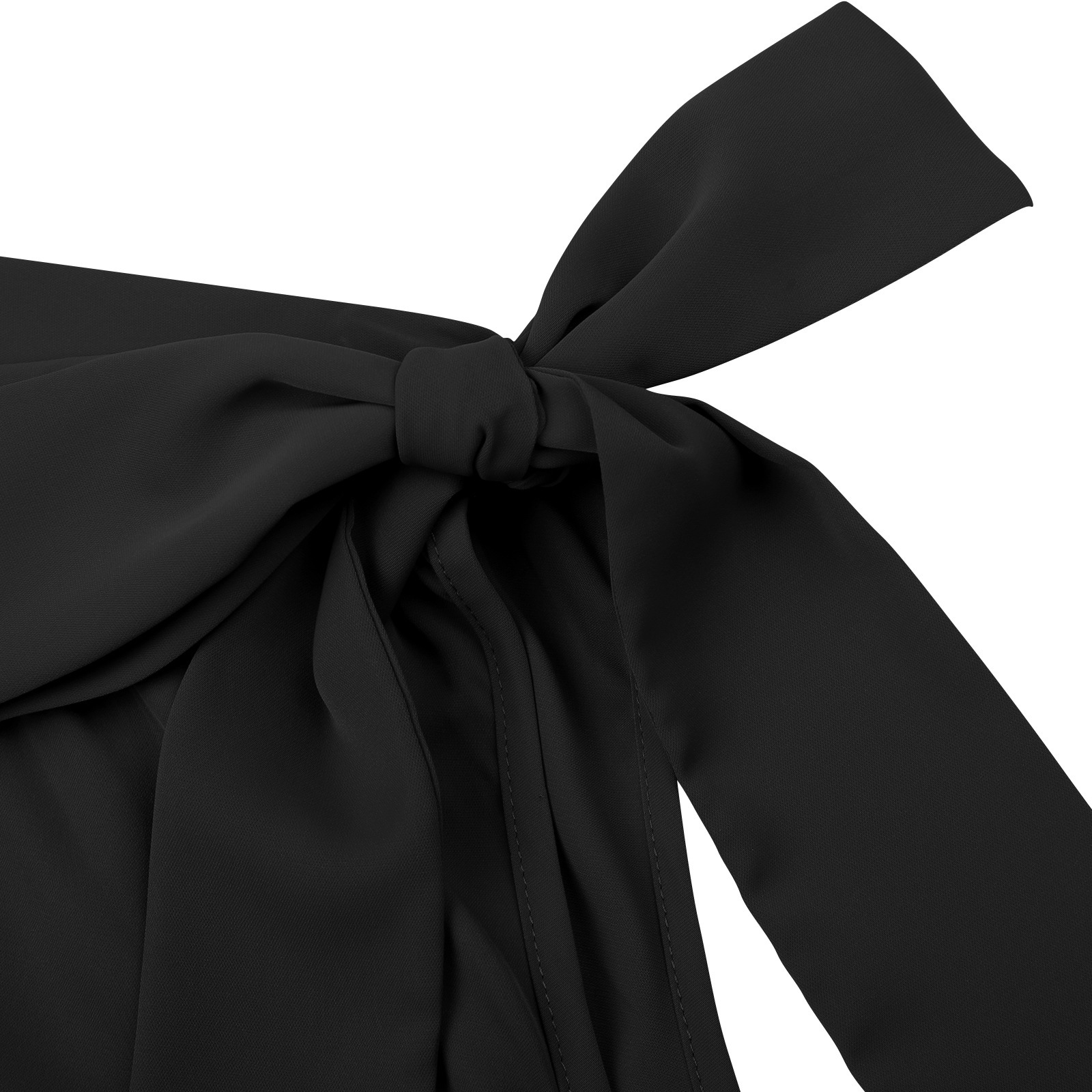 Women's Solid Color Petite Chiffon Skirt - Image 6