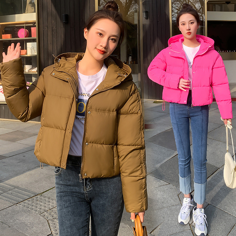 Women's Casual Hooded Short Down Jacket - Image 2
