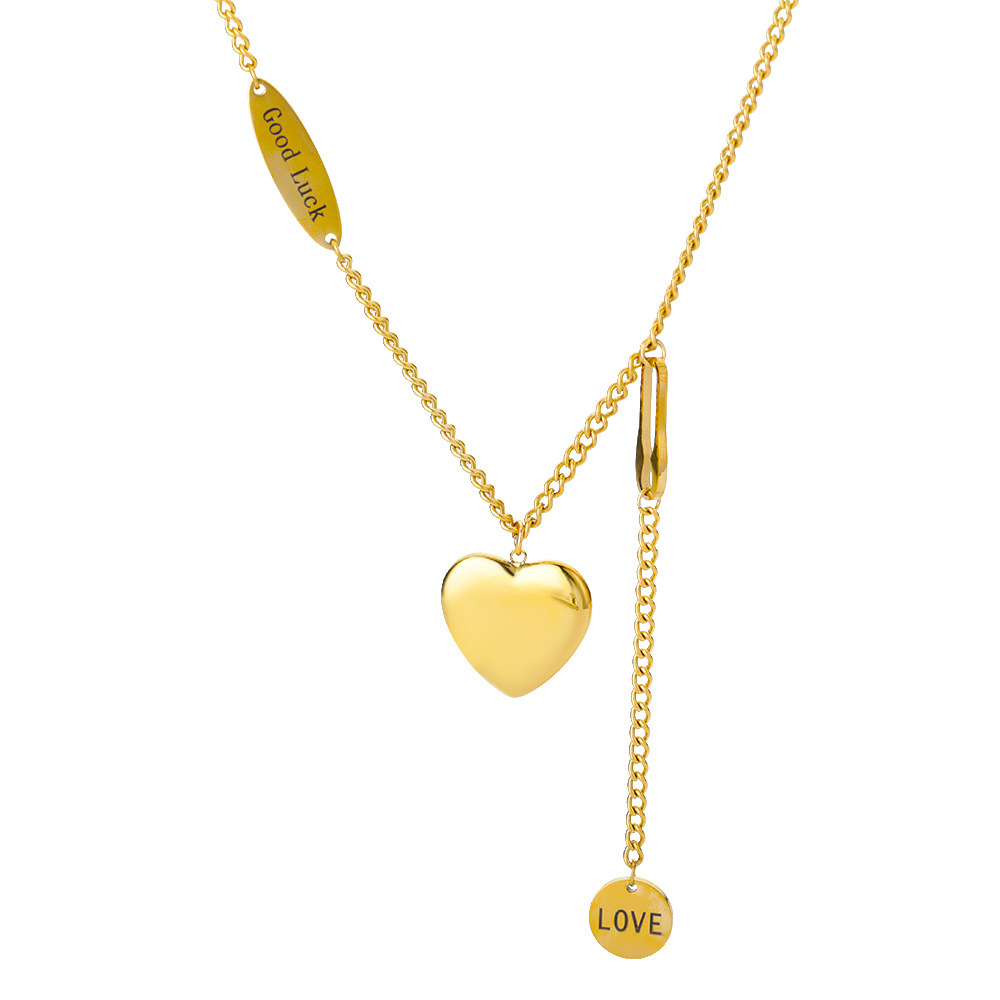 Multilayer Heart Pendant Necklace - Image 7