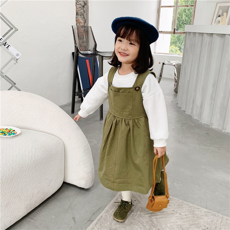 Solid Color Frock Skirt