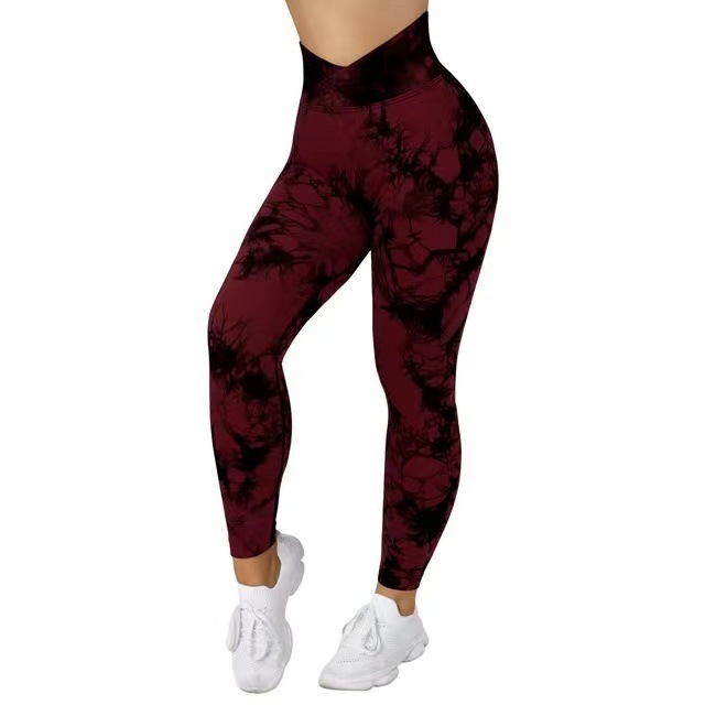 Seamless Tie Dye Leggings - Image 8