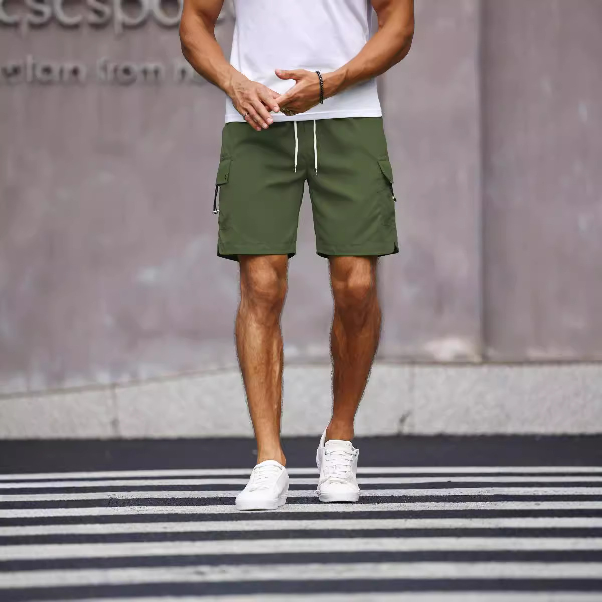 Loose Plus Size Men's Workwear Shorts