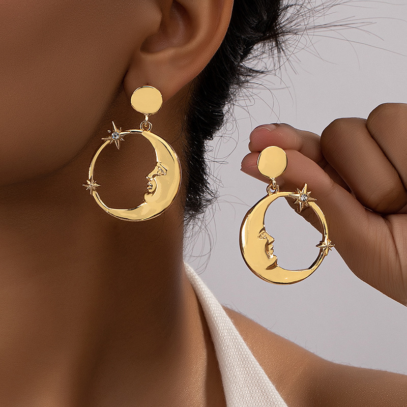 Simple Moon XINGX Earrings