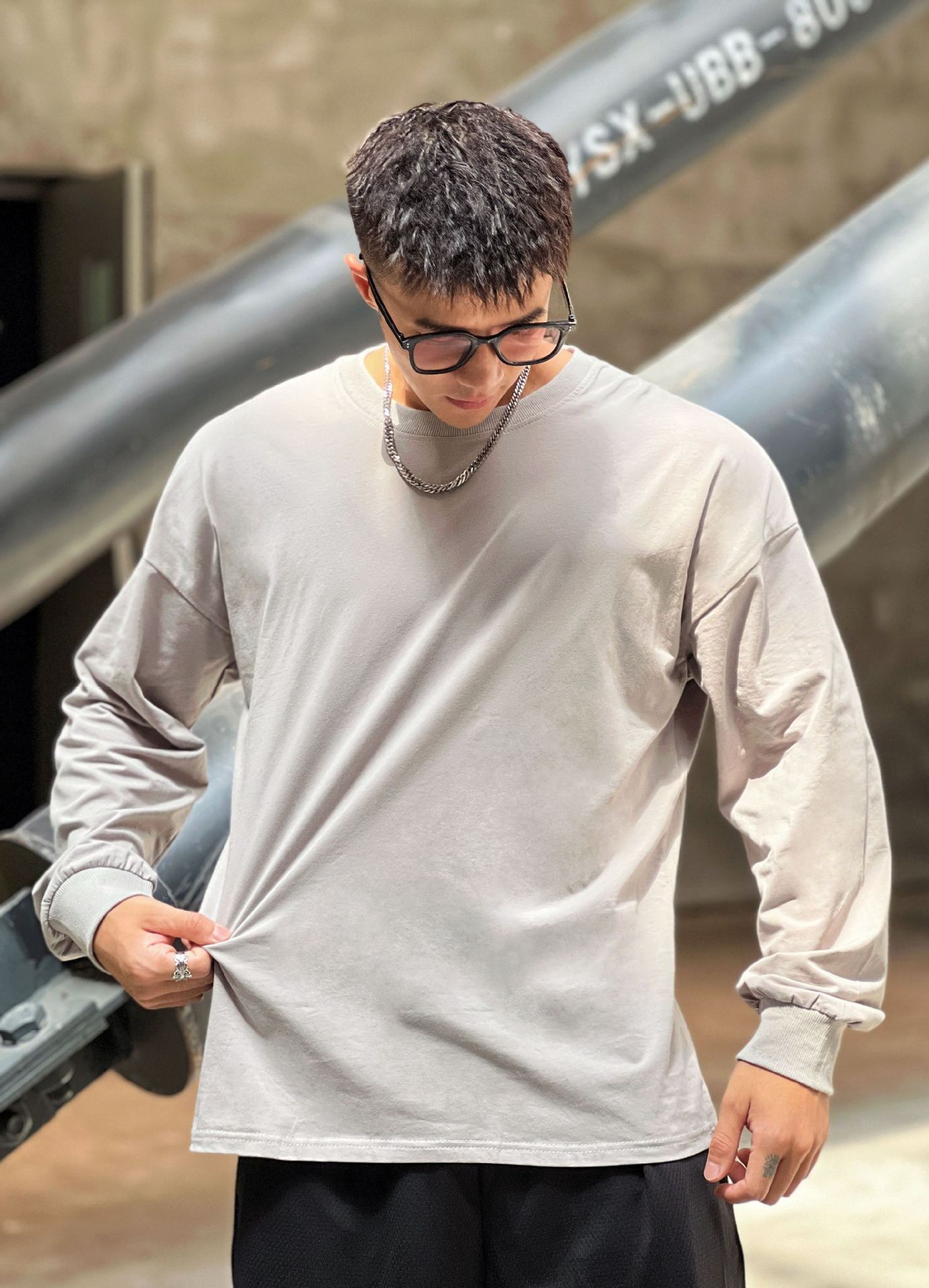 Loose Long Sleeve Thin Pullover Hoodie - Image 8