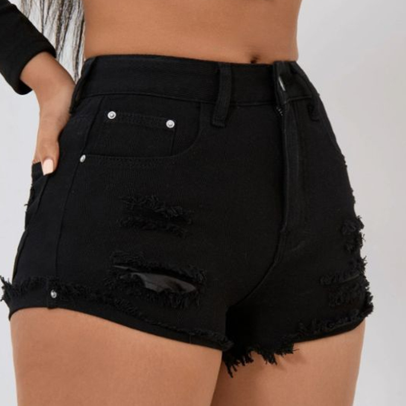 Fashionable Women's Scratch Hit Shorts