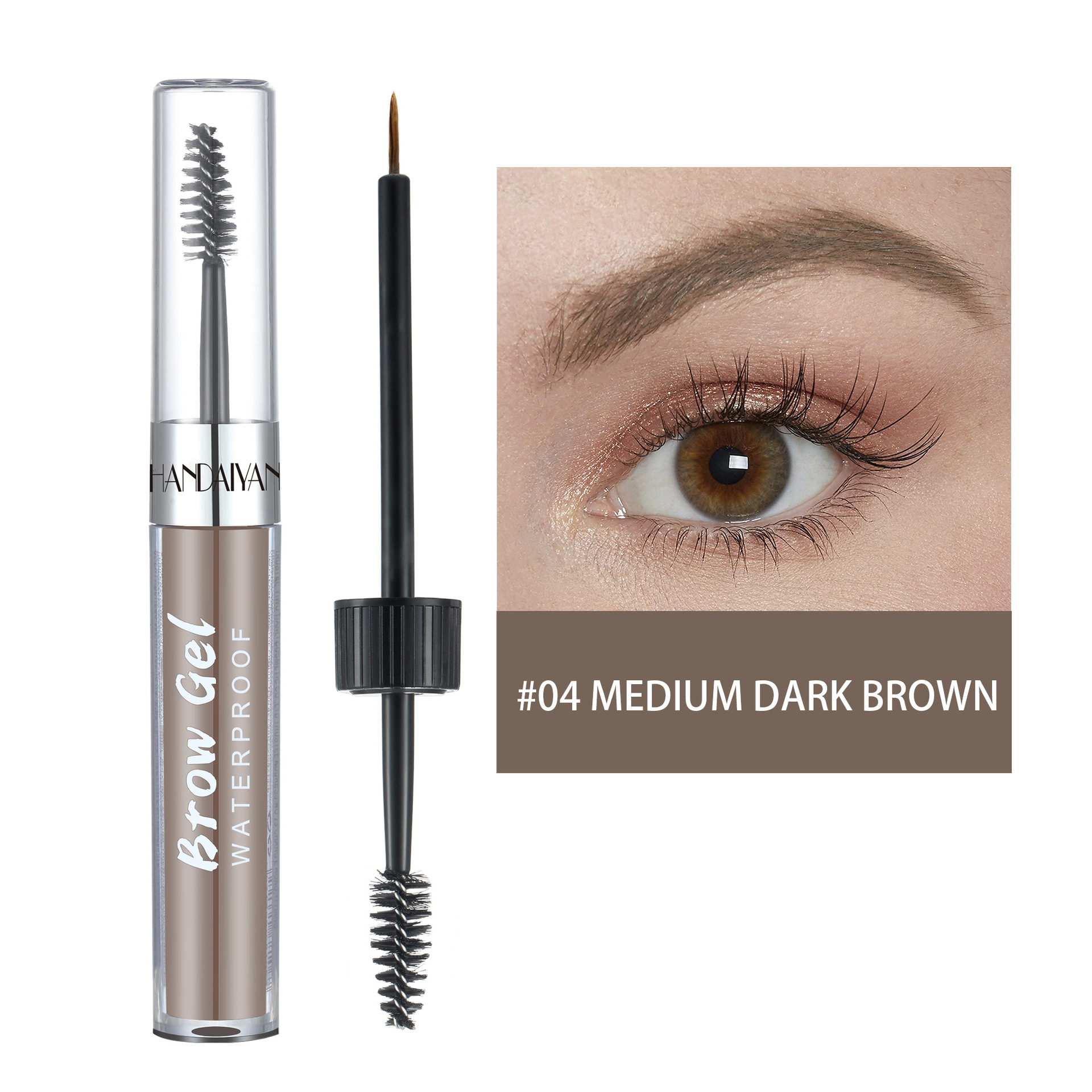 Waterproof 8 Color Liquid Eyebrow Dye Mascara - Image 8