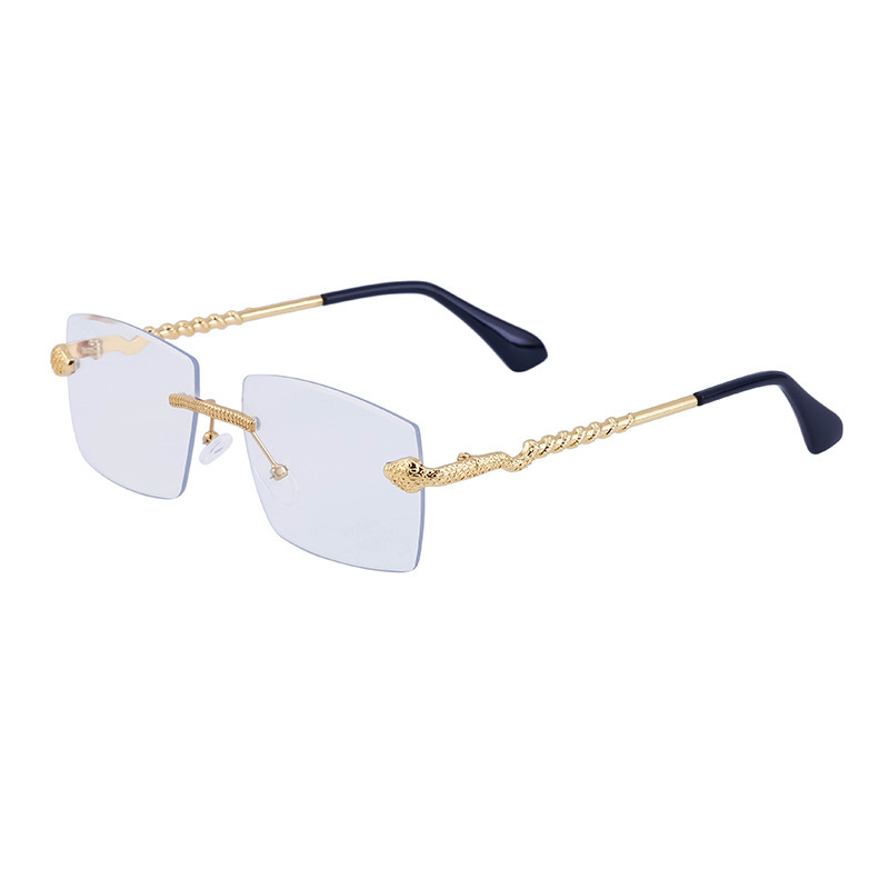 Fashion Rimless Sunglasses For Men - Image 2