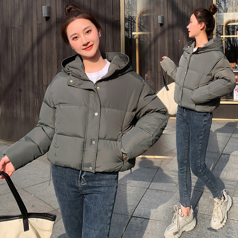 Women's Casual Hooded Short Down Jacket - Image 3