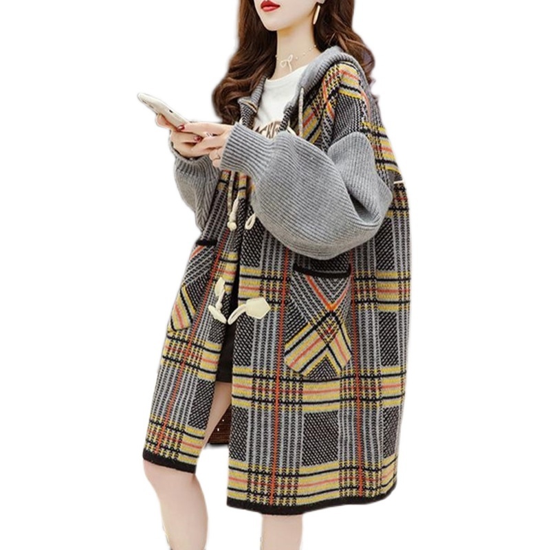 Hooded Knit Cardigan Coat - Image 5