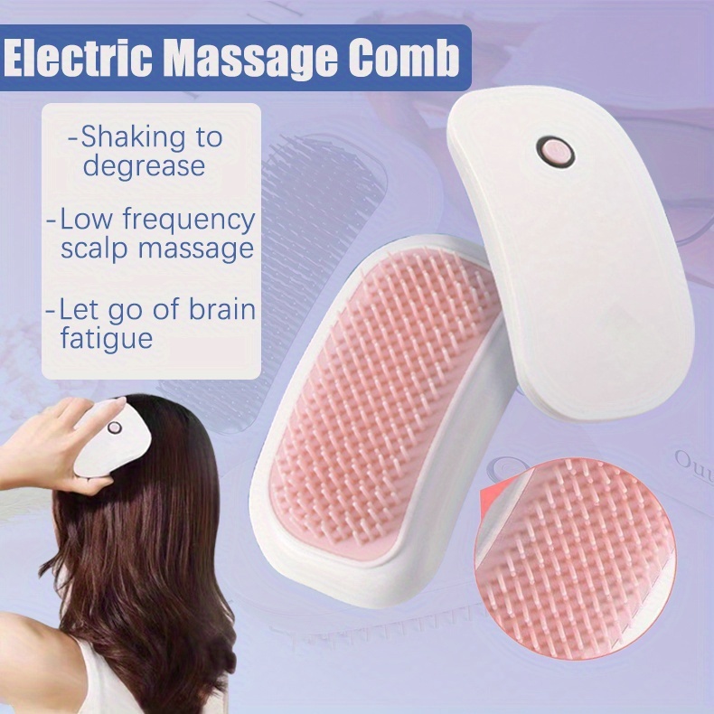 Portable Electric Vibration Massage Head Comb