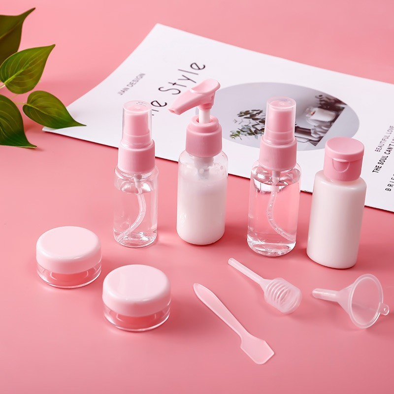 9pcs Set Travel Mini Cosmetic