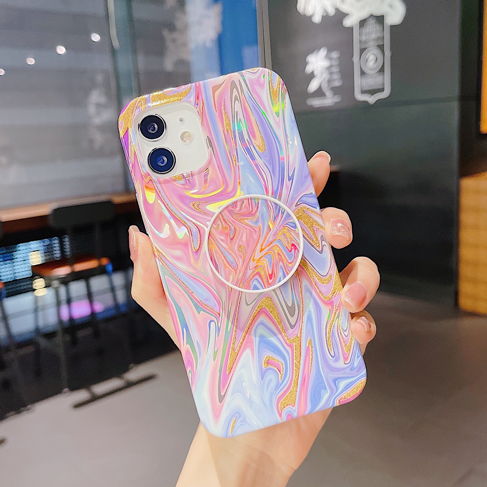 Colorful Laser And Flash Powder Phone Case - Image 2