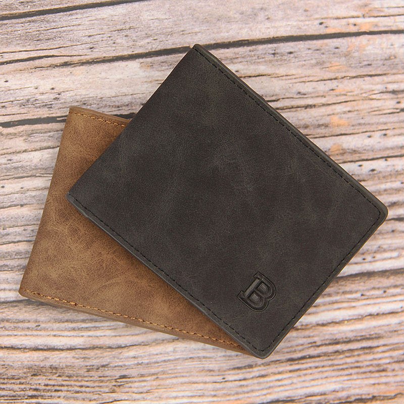 Short Vintage Frosted Wallet - Image 6