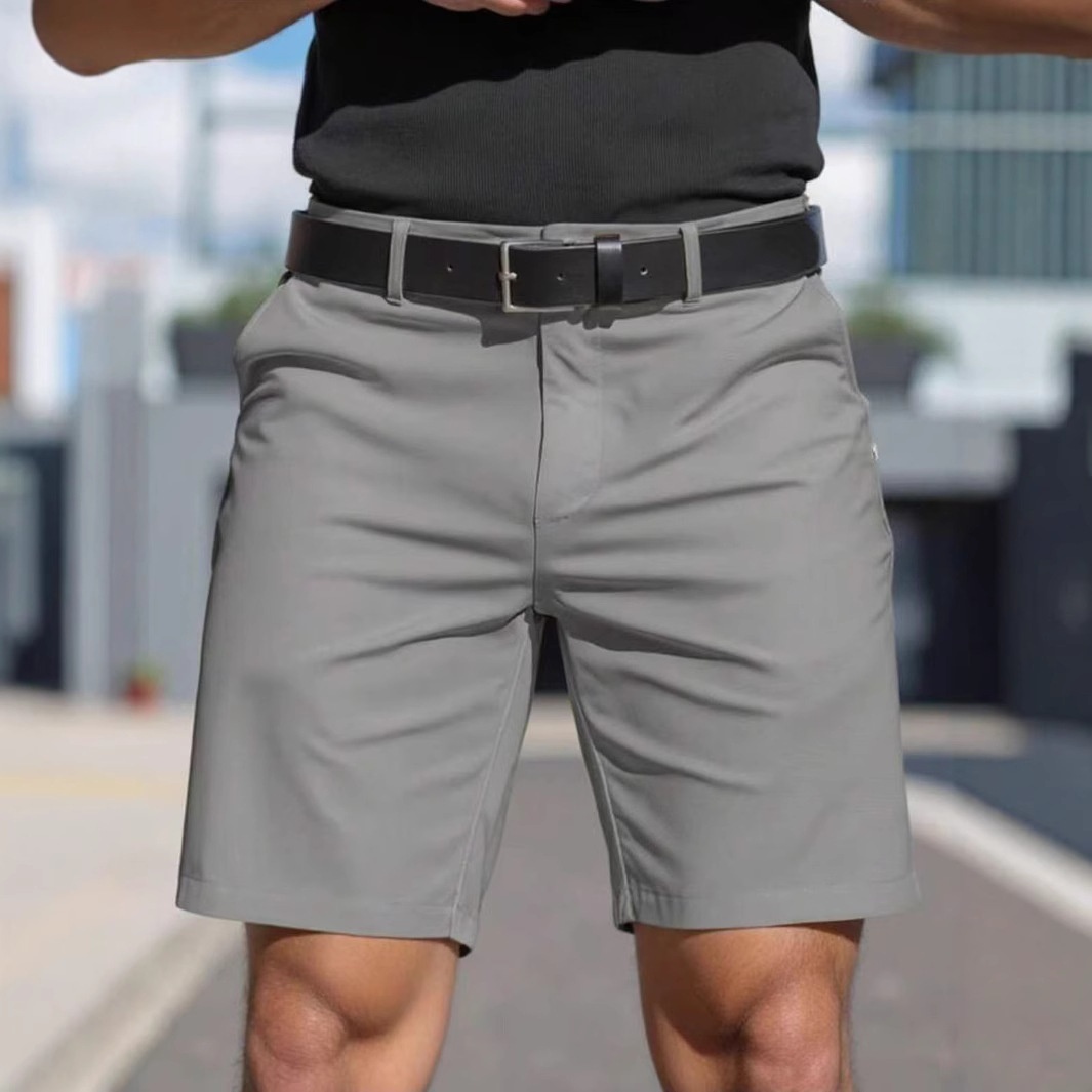 Men's Men's Solid Color Business Sports Shorts - Image 7