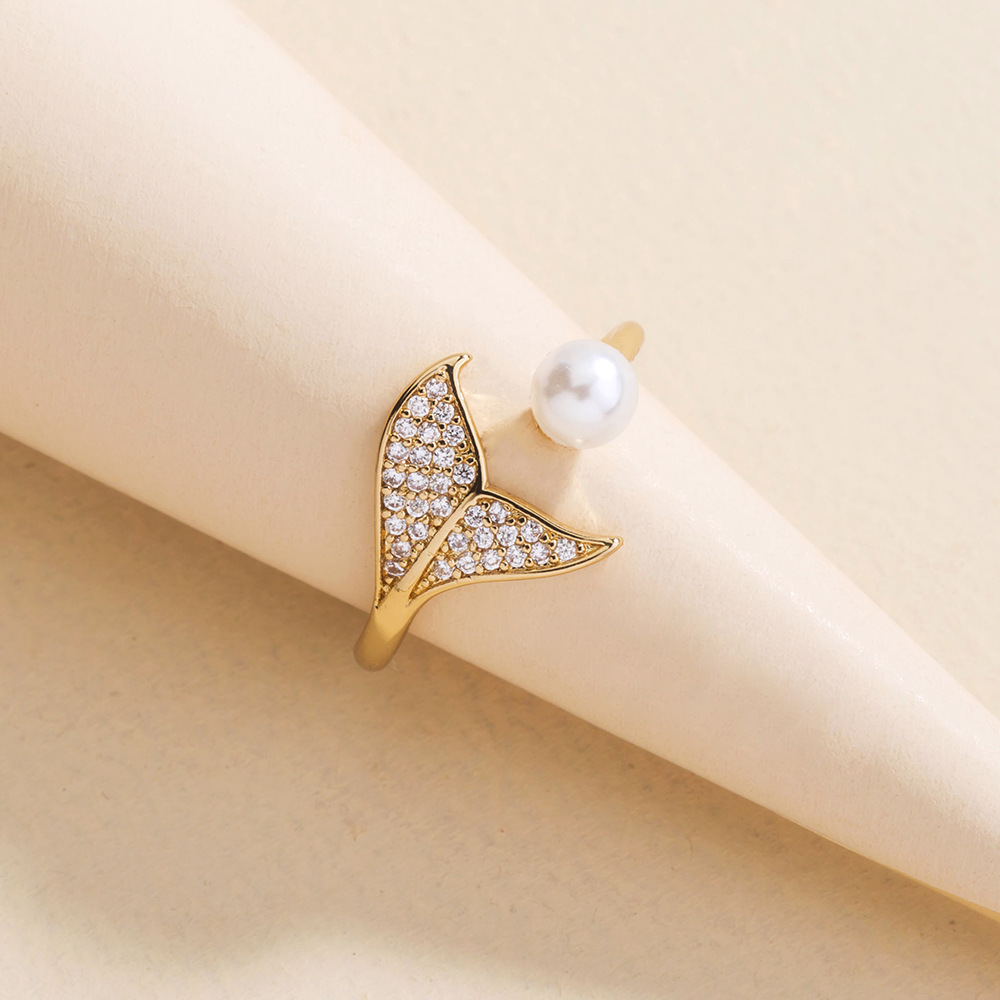 Micro Inlaid Mermaid Tail Ring - Image 6