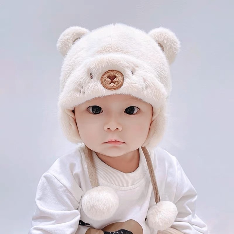 Plush Warm Earflaps Cap