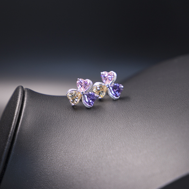 Clover Zircon Diamond Jewelry Set - Image 7