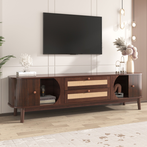 Rattan TV Stand For TVs Up To 75'', - Image 4