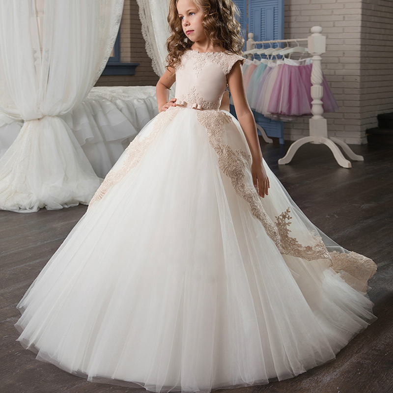 Piano Performance Flower Girl Pettiskirt