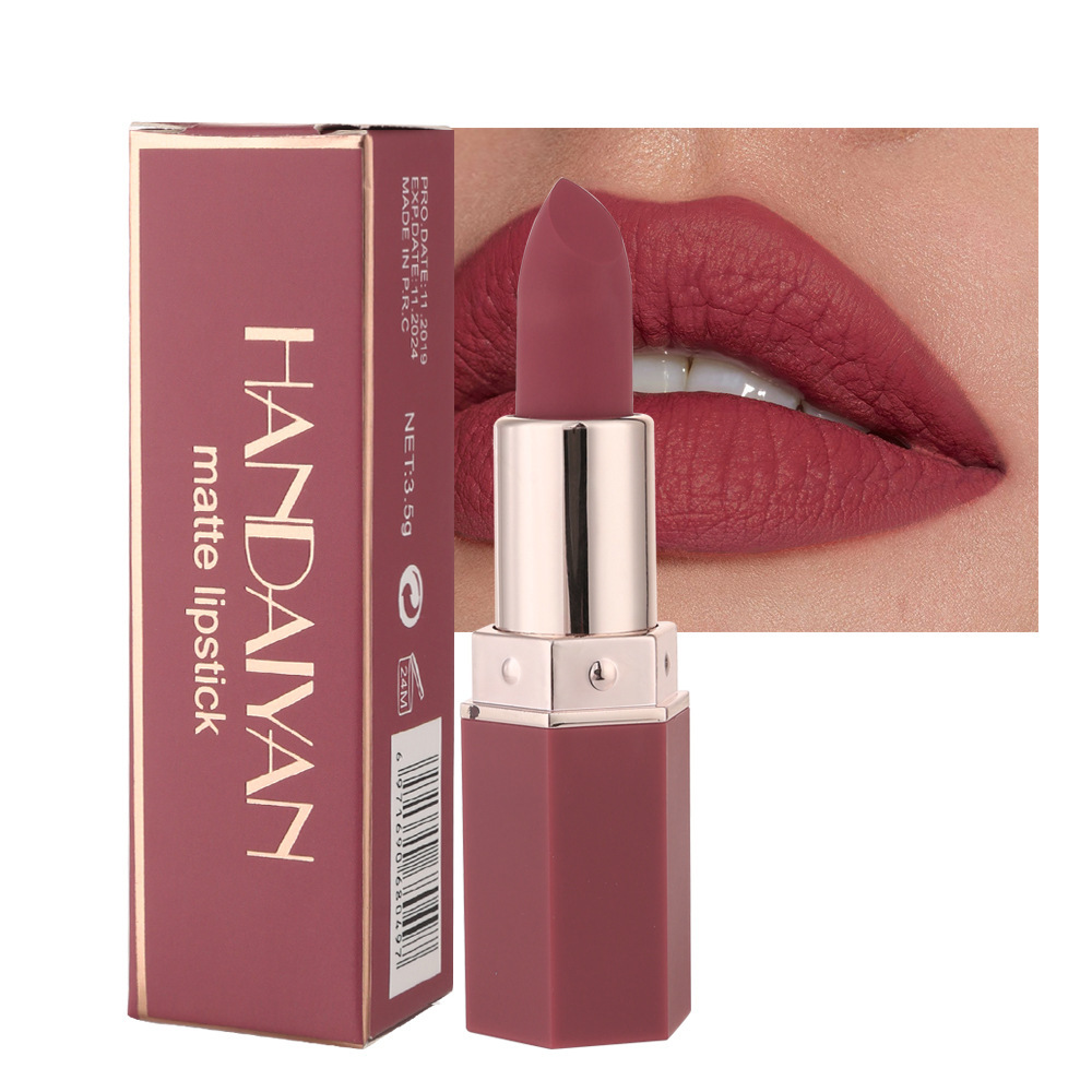 6-Color Matte Nourishing Lipstick - Image 5