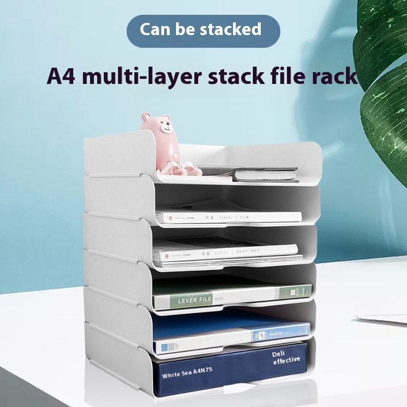 Office Desk Surface Panel A4 Folder Rack