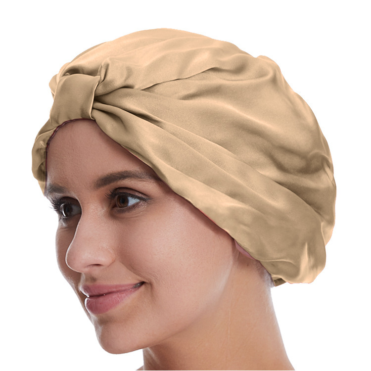 Print Silk Conditioning Night Cap - Image 4