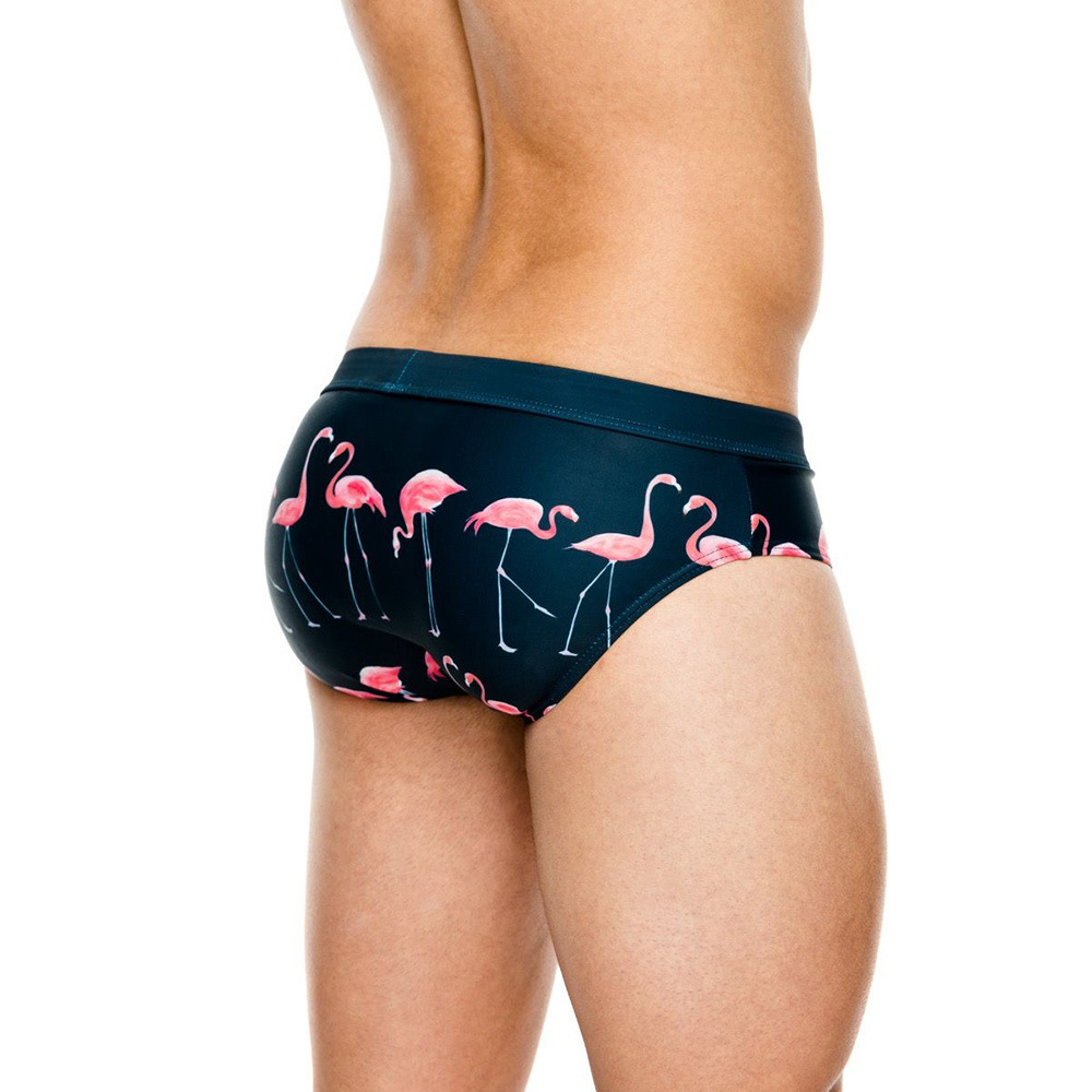 Men's Printed Fashion Swim Briefs - Image 4