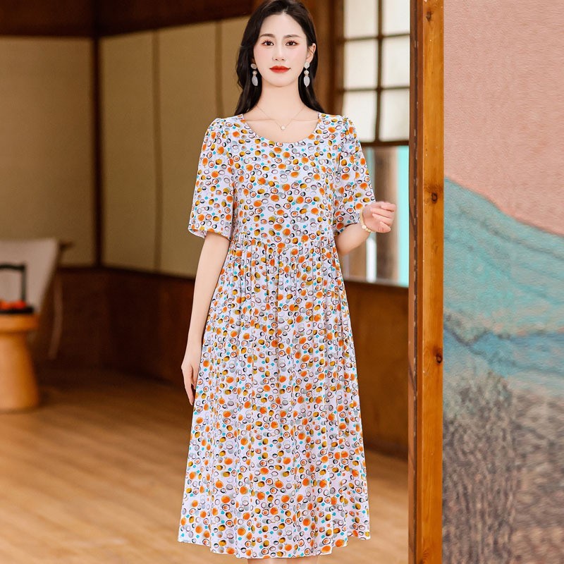 Floral Loose Outer Wear Dress