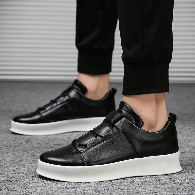 Men Leather Loafers Slip On Shoes - Image 4