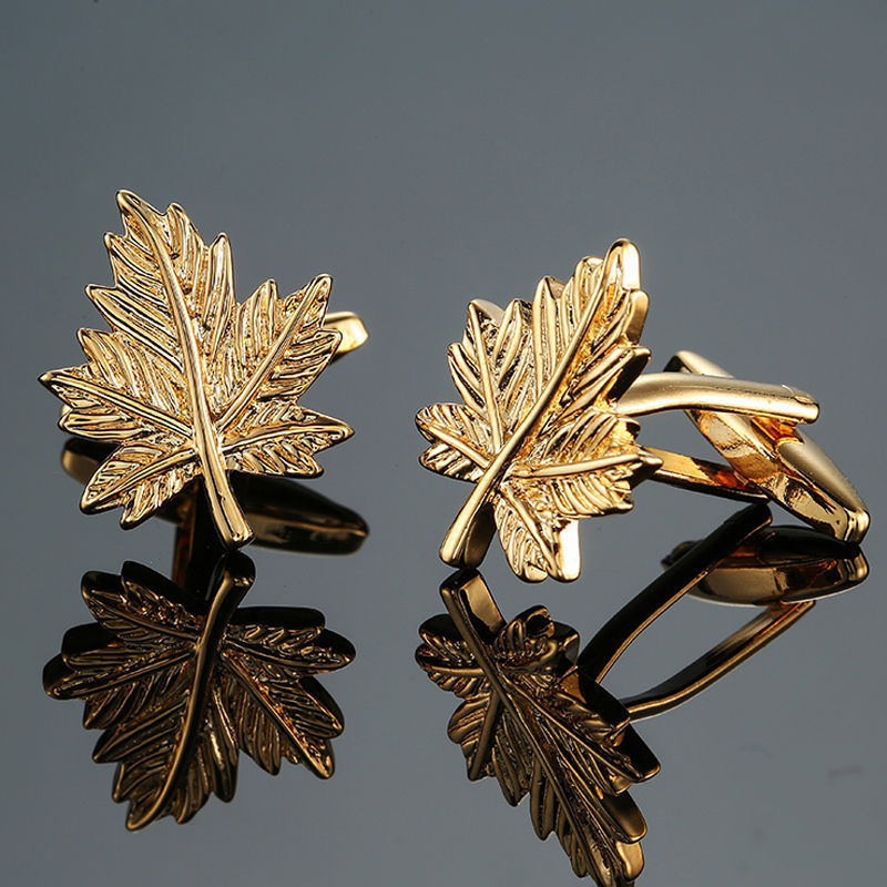 Gold And Silver Pattern Cufflinks