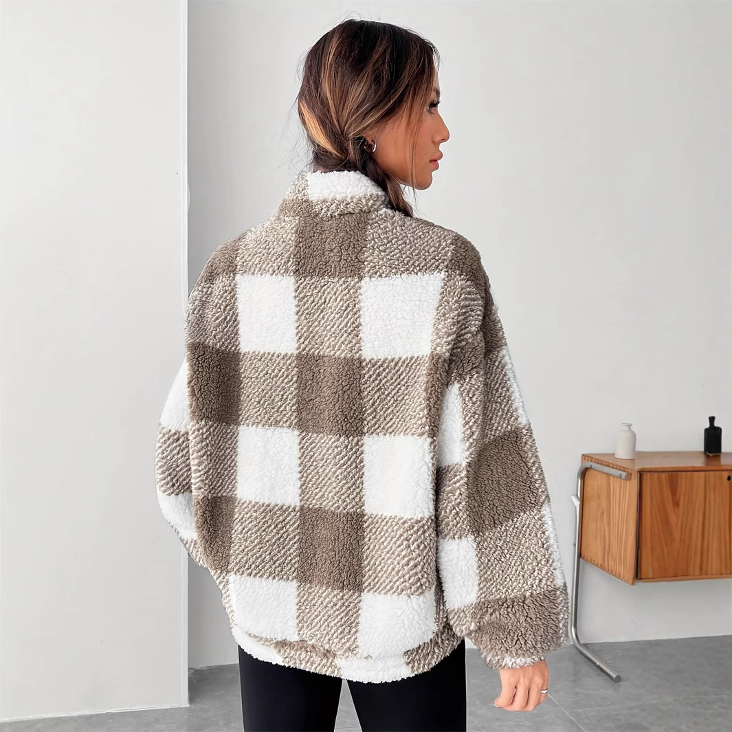 Loose And Warm Casual Plush Sweater - Image 5