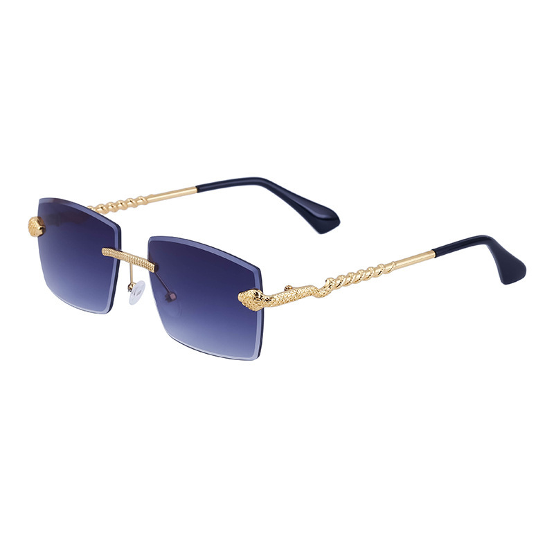 Fashion Rimless Sunglasses For Men - Image 6