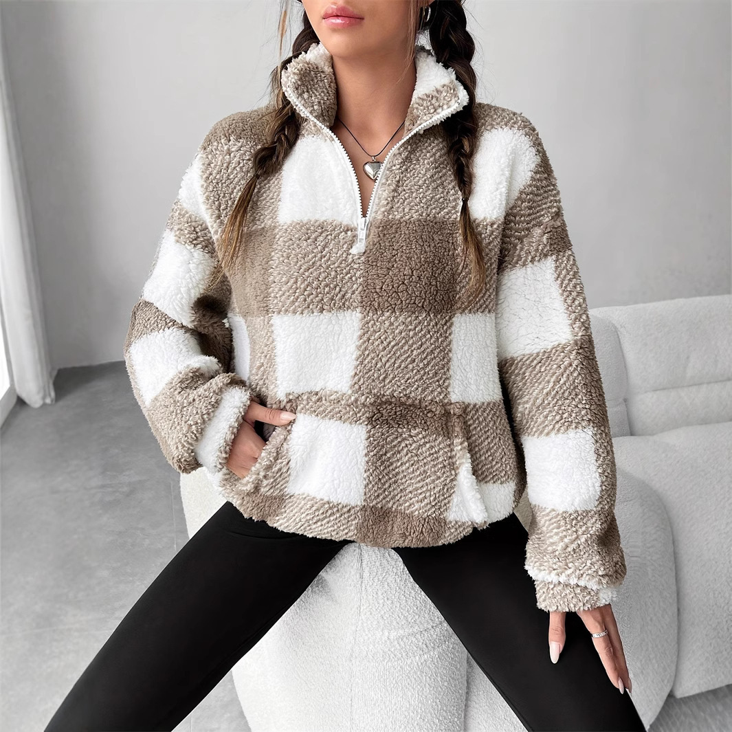 Loose And Warm Casual Plush Sweater - Image 4
