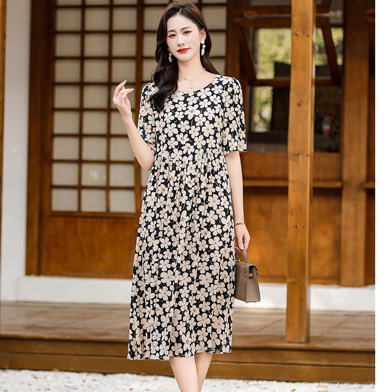 Floral Loose Outer Wear Dress - Image 10