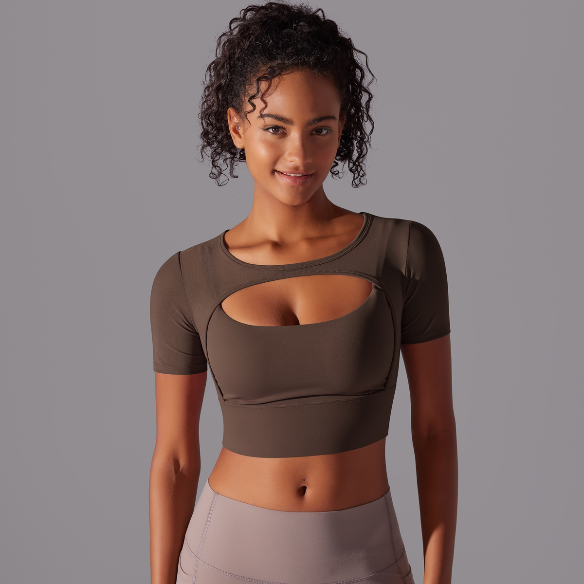 Fitness Double Layer Yoga Top - Image 3
