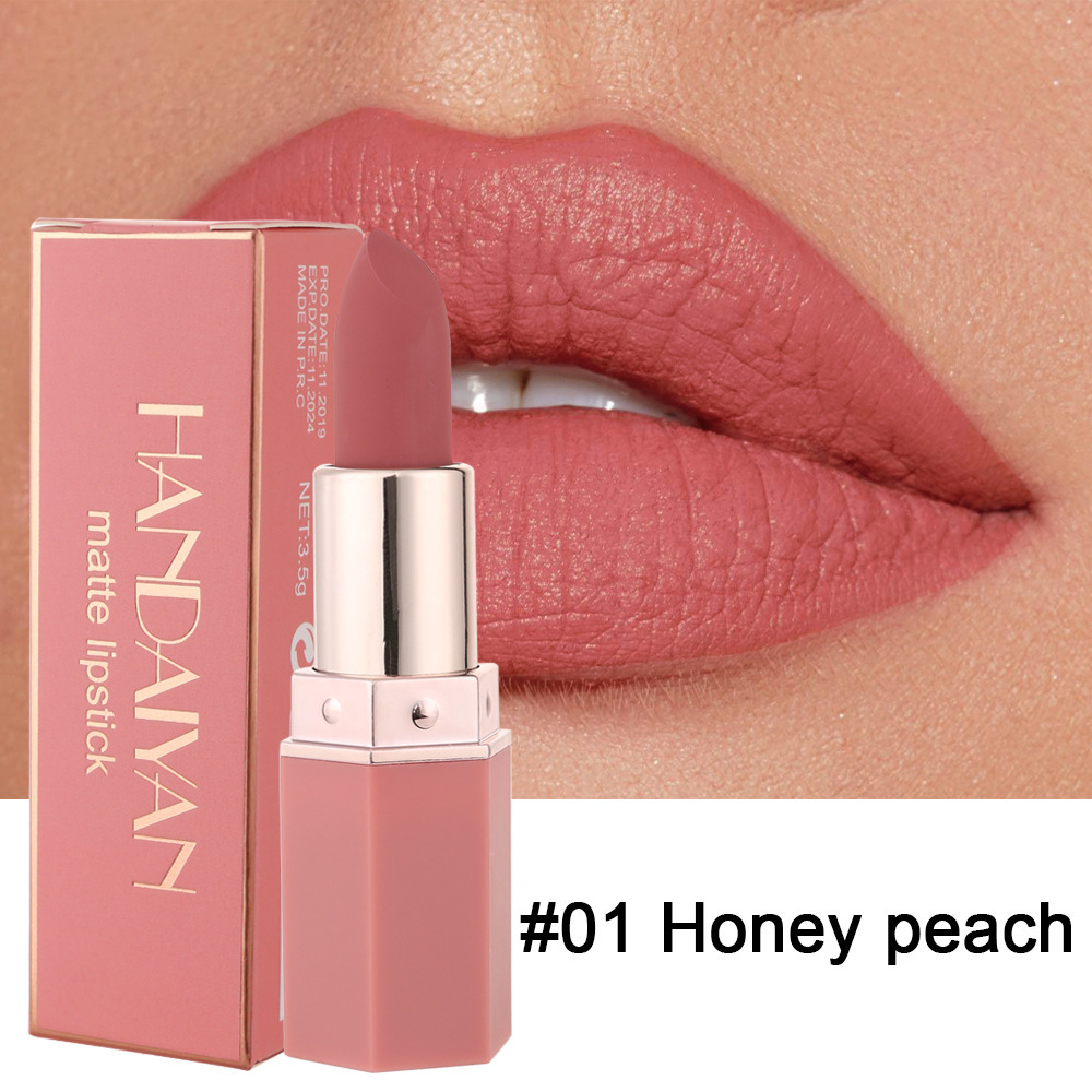 6-Color Matte Nourishing Lipstick - Image 7