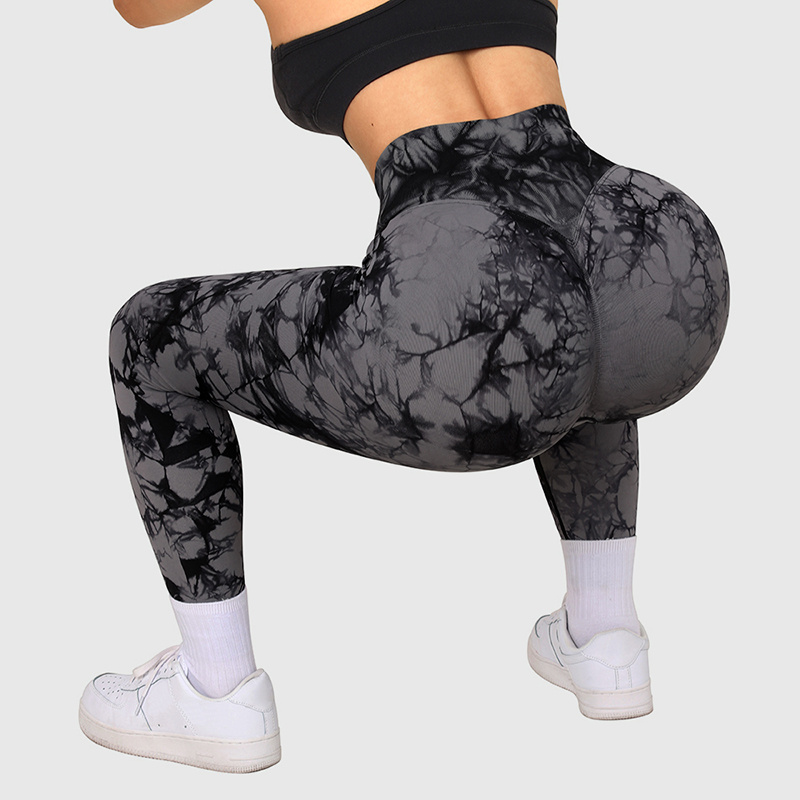 Seamless Tie Dye Leggings - Image 5