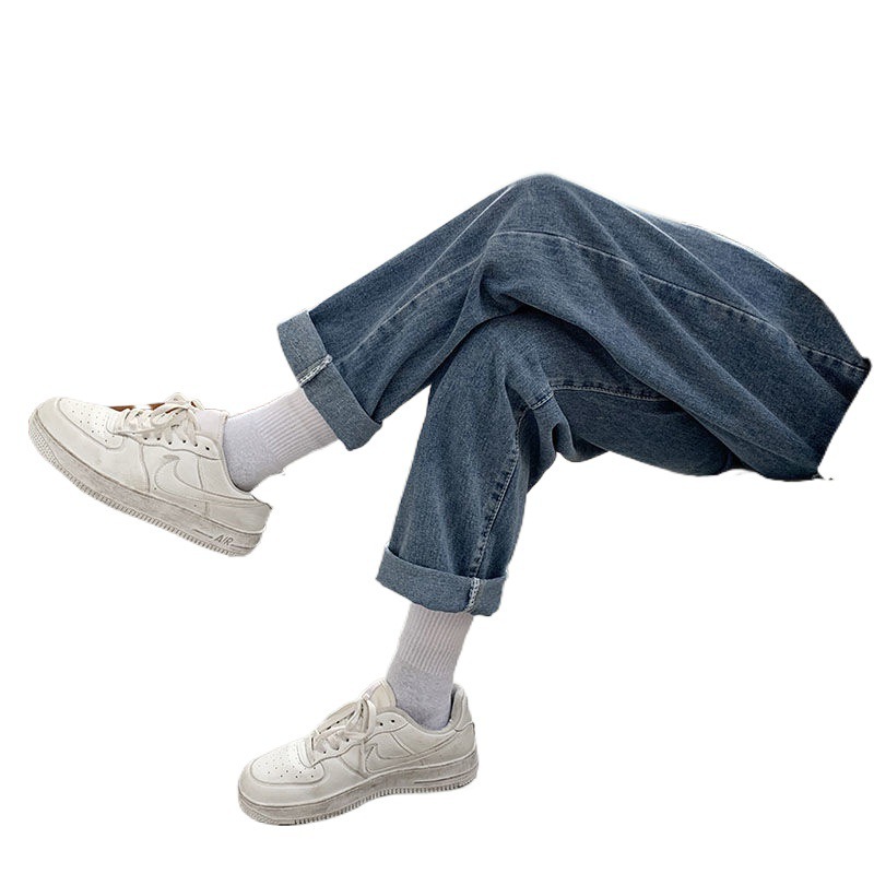 Summer Cropped Men's Style Retro Jeans - Image 7