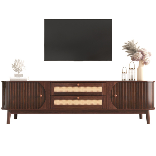 Rattan TV Stand For TVs Up To 75'', - Image 2