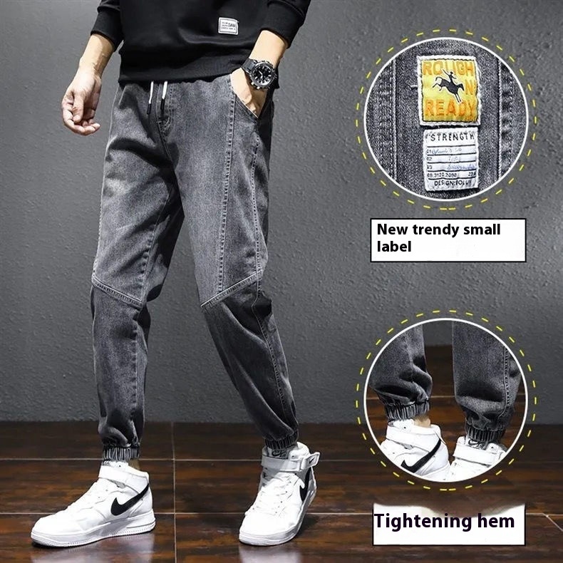 Men's Loose Cargo Harlan Cropped Jeans - Image 3