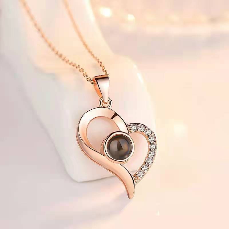 Metal Rose Projection Necklace Gift Box - Image 6