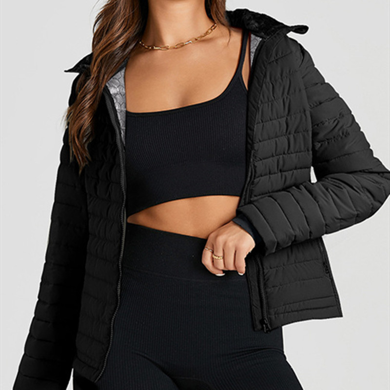Quilted Zipped Cotton-padded Jacket